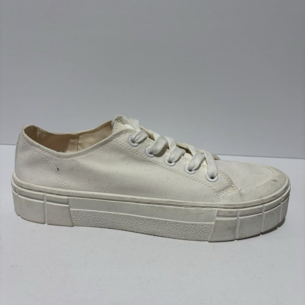 Mad Love Women’s Fran Platform Sneakers White, Size 11 M